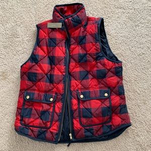 Jcrew women’s plaid vest
